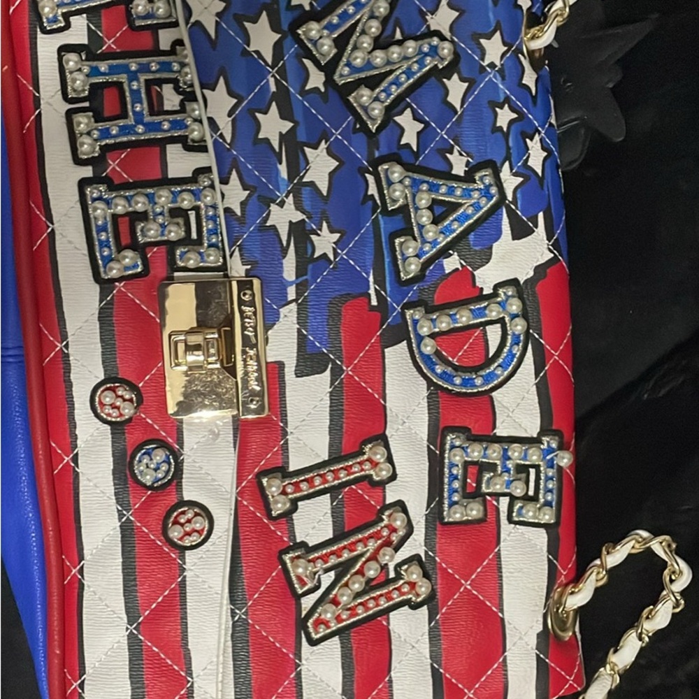 Betsey Johnson USA Convertible Crossbody Bag